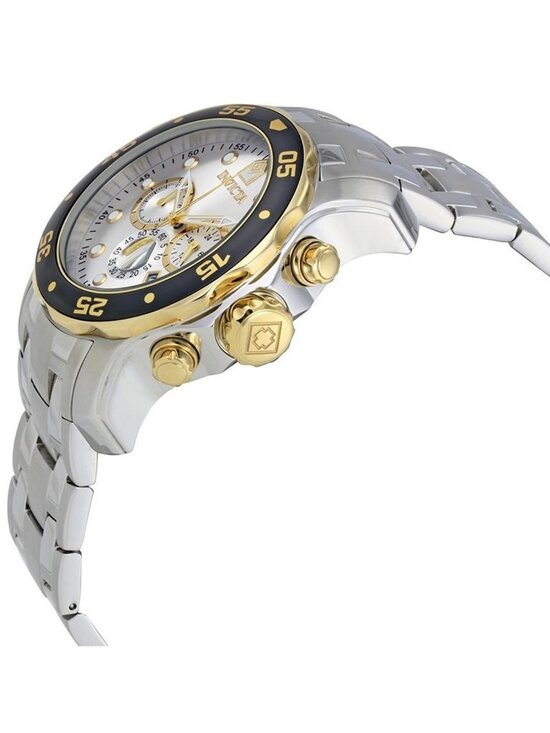 NWT Invicta Pro Diver Chronograph Silver Dial Men\'s Watch